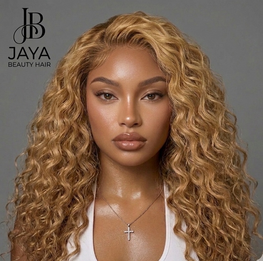 L’exquise | Perruque Blond Miel             Premium Semi-Naturelle