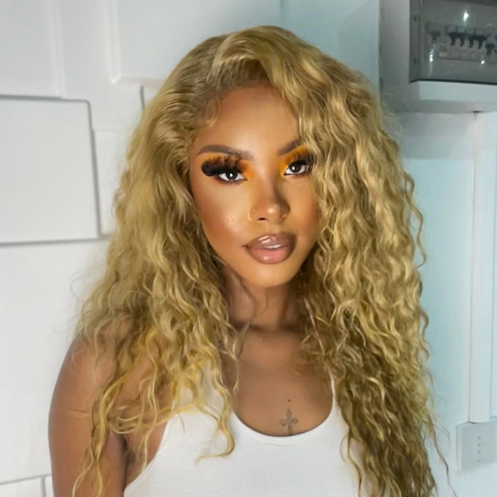 Perruque Beyonce - Cheveux Bouclé Blond-Miel Semi Naturelle / Beyonce Wig - Semi Natural Wig