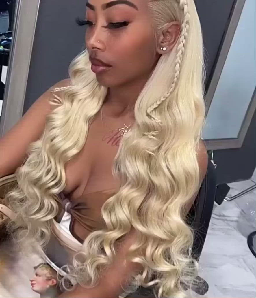 Perruque Cindy - Cheveux Ondulés 613 / Cindy Wig - Body Waves Hair 613