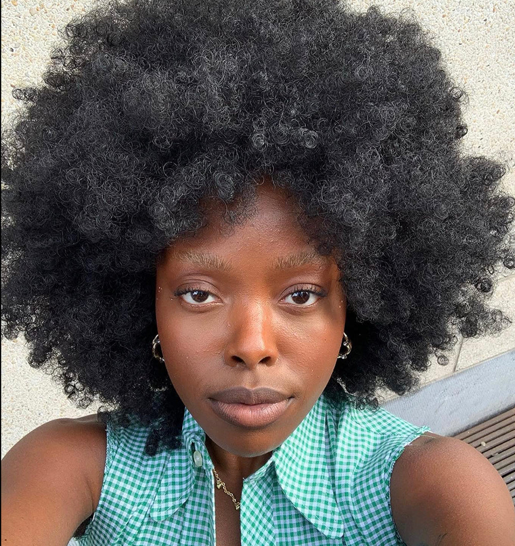 Perruque Anogo - Cheveux Afro Semi Naturelle / Anogo Wig - Afro Semi Natural Wig