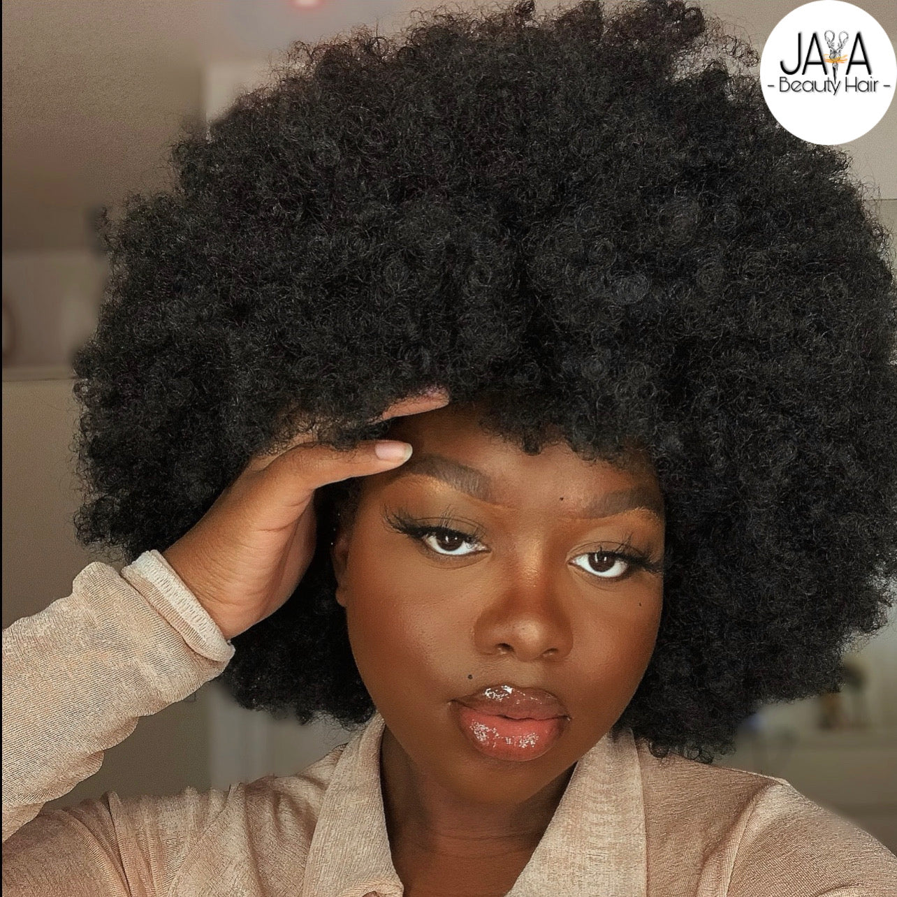 Perruque Anogo - Cheveux Afro Semi Naturelle / Anogo Wig - Afro Semi Natural Wig