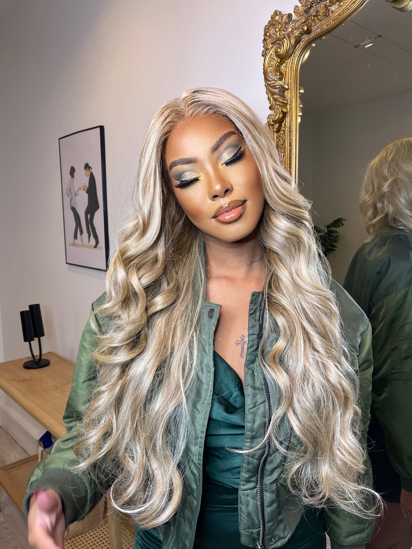 L’Icône | Perruque Blonde        Premium Semi-Naturelle