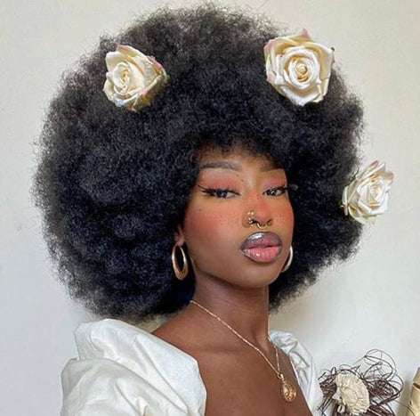 Perruque Anogo - Cheveux Afro Semi Naturelle / Anogo Wig - Afro Semi Natural Wig