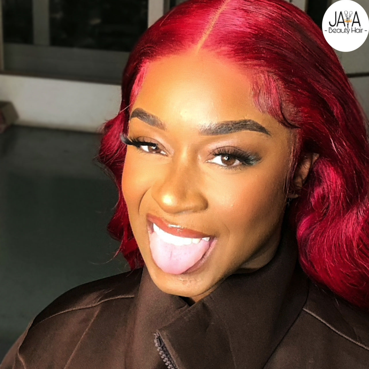 Perruque Juiicy - Cheveux Ondulés Rouge / Juiicy Wig - Body Waves Hair Red